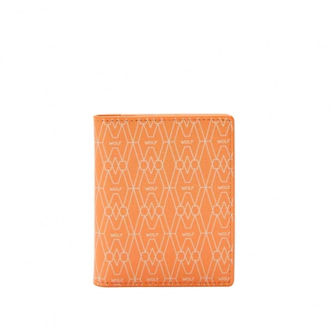 Porte-carte d'identit Wolf 1834 - Signature - Orange