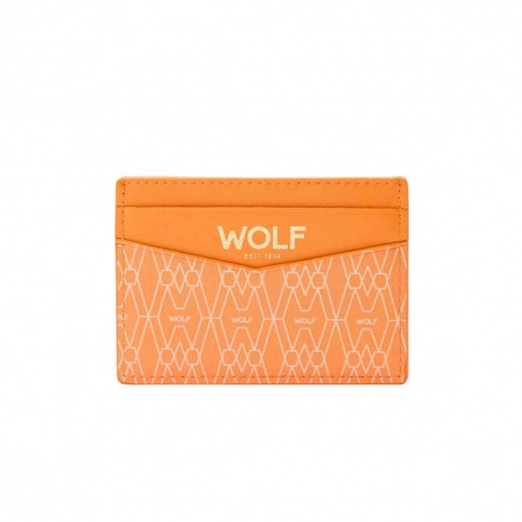 Porte-cartes Wolf 1834 - Signature - Orange