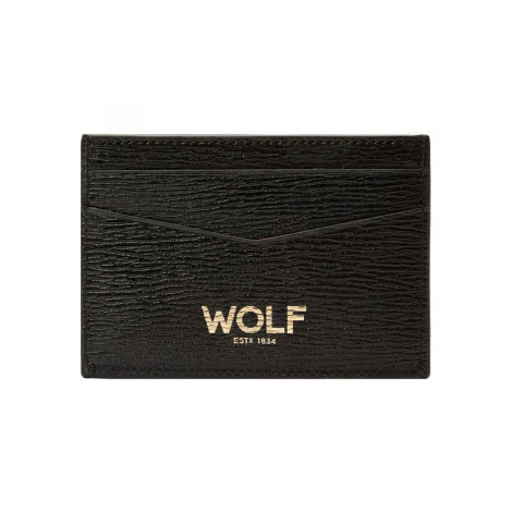 Porte-cartes Wolf 1834 - W - Noir