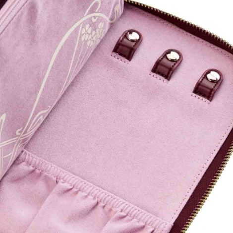 Portefeuille de Bijoux Wolf 1834 - Wolf X Liberty Travel Jewellery Portfolio - Bordeau