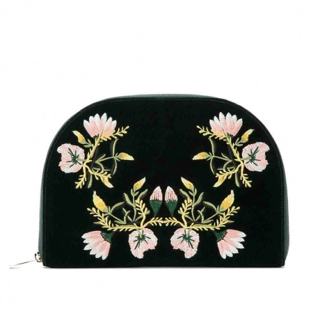 Portefeuille de Bijoux Wolf 1834 - Zoe Portfolio - Forest Green