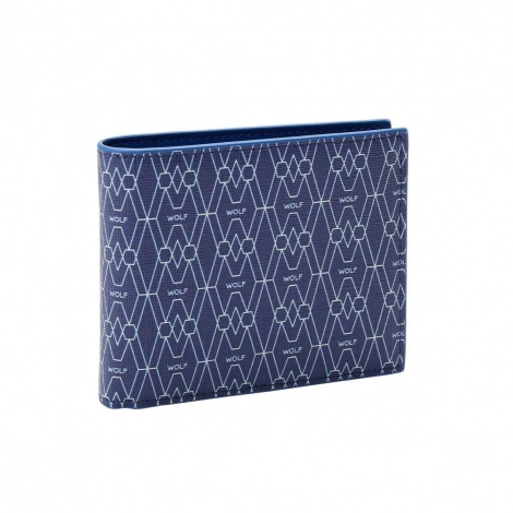 Portefeuille Wolf 1834 - Signature - Bleu