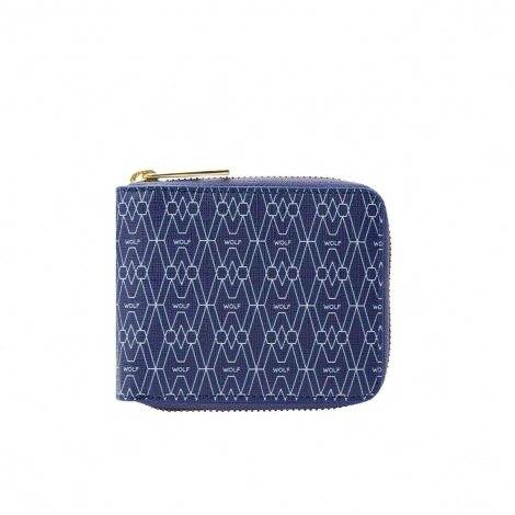 Portefeuille Zipp Wolf 1834 - Signature - Bleu