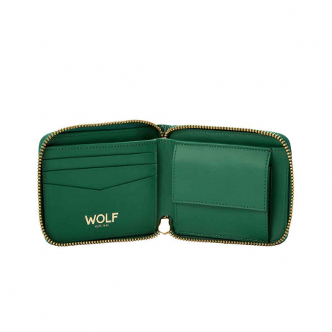 Portefeuille Zipp Wolf 1834 - Signature - Vert