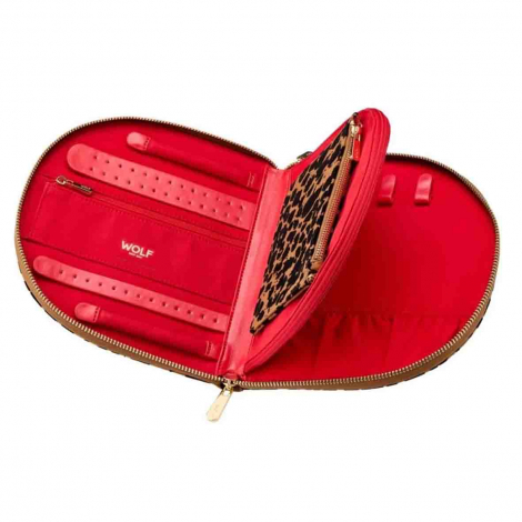 Portefolio � Bijoux Wolf 1834 - Savanna Leopard Print Jewelry Portfolio -