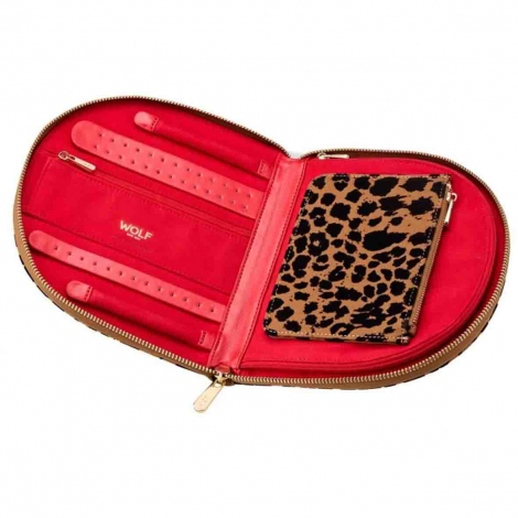 Portefolio � Bijoux Wolf 1834 - Savanna Leopard Print Jewelry Portfolio -