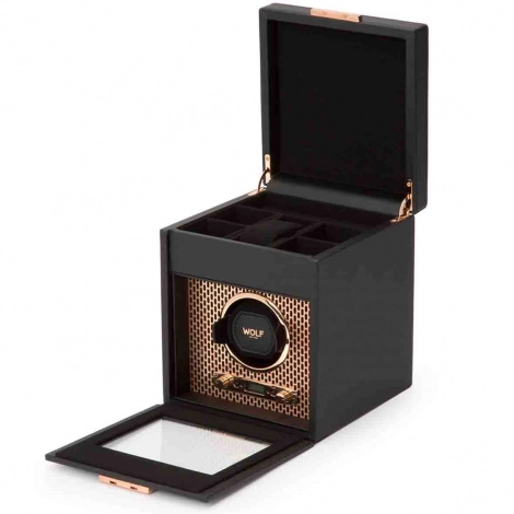 Remontoir Montre Wolf 1834 - AXIS Single Winder with Storage - Copper