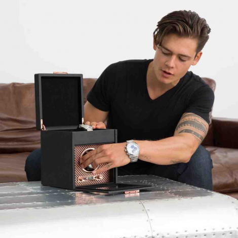 Remontoir Montre Wolf 1834 - AXIS Single Winder with Storage - Copper