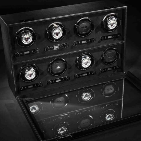 Remontoir Montre Wolf 1834 - British Racing 4 PC Watch Winder
