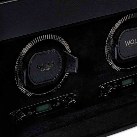 Remontoir Montre Wolf 1834 - British Racing Triple Watch Winder With Storage