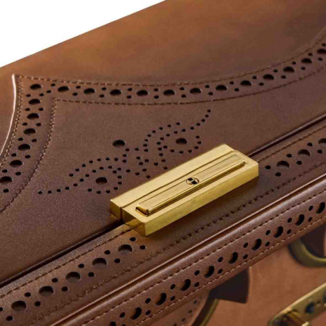 Remontoir Montre Wolf 1834 - Brogue 4 Piece Watch Winder - Marron Brun