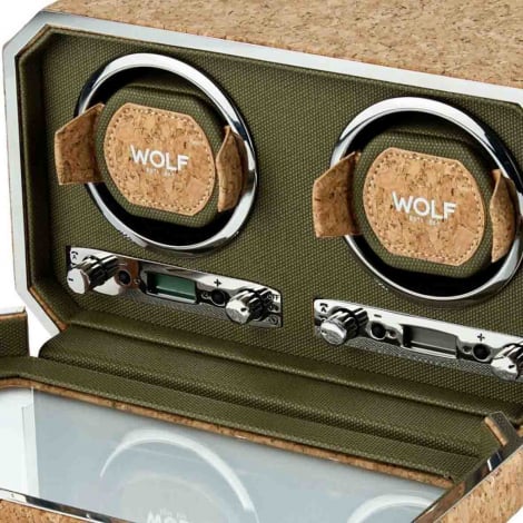 Remontoir Montre Wolf 1834 - Cortica Double Watch Winder - Lige