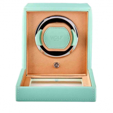 Remontoir Montre Wolf 1834 - Cub winder with cover - Vert et P�che