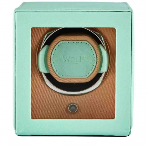 Remontoir Montre Wolf 1834 - Cub winder with cover - Vert et P�che