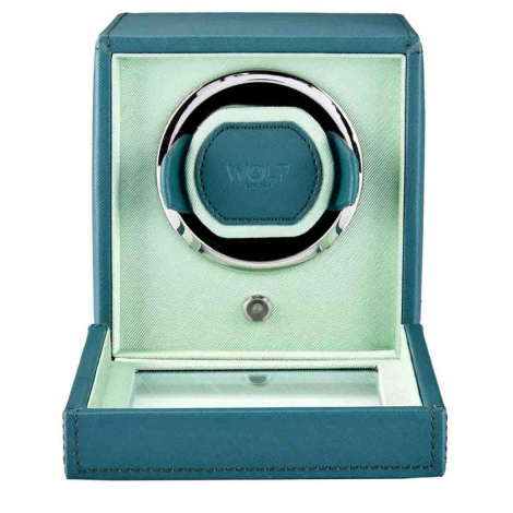 Remontoir Montre Wolf 1834 - Cub winder with cover - Vert et Turquoise