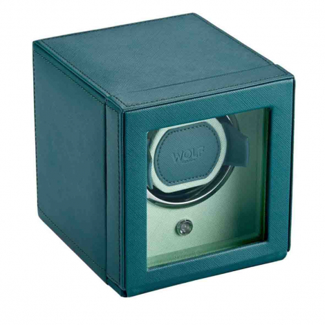 Remontoir Montre Wolf 1834 - Cub winder with cover - Vert et Turquoise