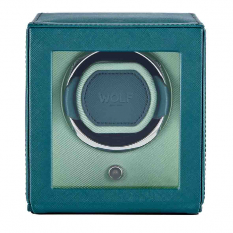 Remontoir Montre Wolf 1834 - Cub winder with cover - Vert et Turquoise