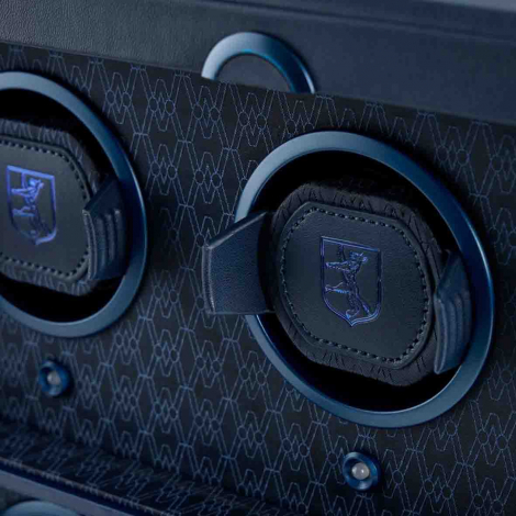 Remontoir Montre Wolf 1834 - Earth 8 Piece Watch Winder - Midnight Blue