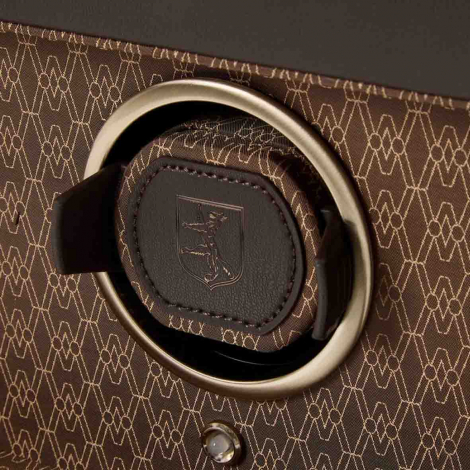 Remontoir Montre Wolf 1834 - Earth Double Watch Winder - Coffee