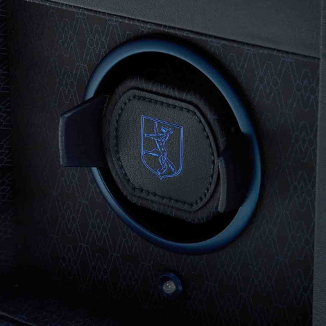 Remontoir Montre Wolf 1834 - Earth Double Watch Winder - Midnight blue