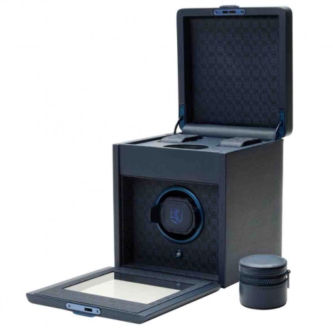 Remontoir Montre Wolf 1834 - Earth Single Watch Winder - Midnight Blue