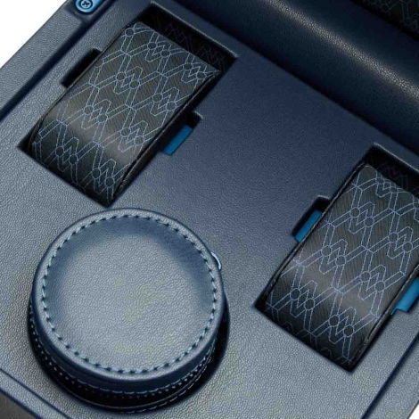 Remontoir Montre Wolf 1834 - Earth Single Watch Winder - Midnight Blue