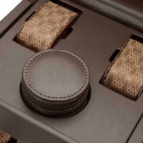 Remontoir Montre Wolf 1834 - Earth Single Watch Winder - Coffee
