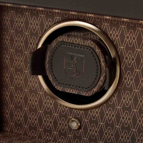 Remontoir Montre Wolf 1834 - Earth Single Watch Winder - Coffee