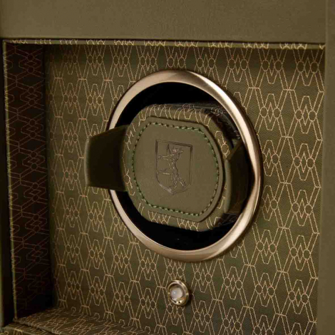 Remontoir Montre Wolf 1834 - Earth Single Watch Winder - Olive