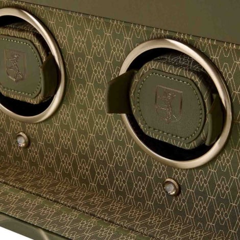 Remontoir Montre Wolf 1834  - Earth Triple Watch Winder - Olive