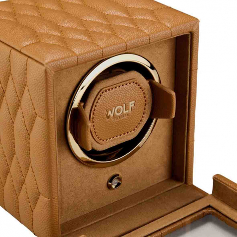 Remontoir Montre Wolf 1834 - Lauren Single Winder - Caramel