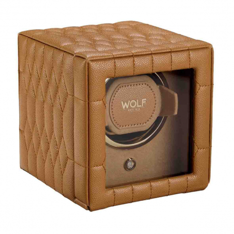 Remontoir Montre Wolf 1834 - Lauren Single Winder - Caramel