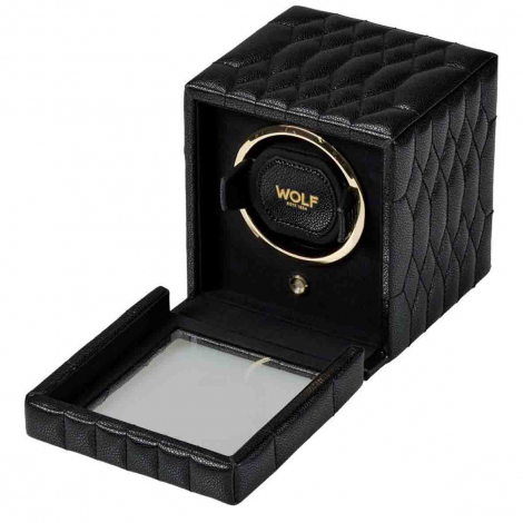 Remontoir Montre Wolf 1834 - Lauren Single Winder - Noir � combiner