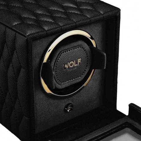 Remontoir Montre Wolf 1834 - Lauren Single Winder - Noir