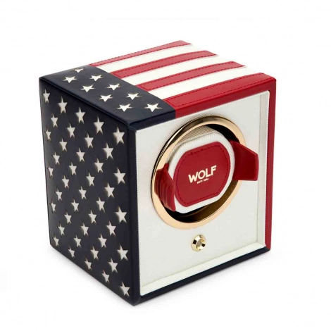 Remontoir Montre Wolf 1834 - Navigator Cub winder - USA Flag