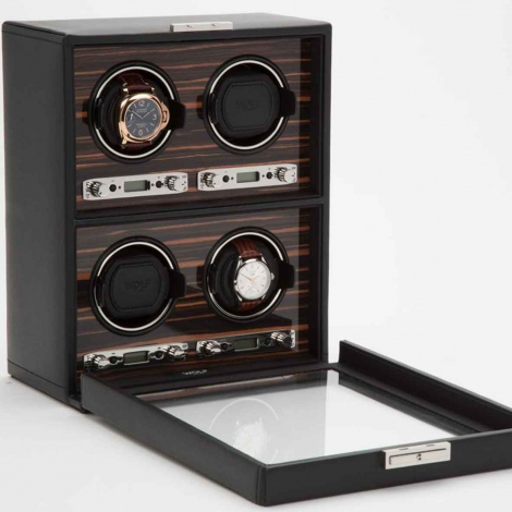 Remontoir Montre Wolf 1834 - Roadster 4 Piece Watch Winder