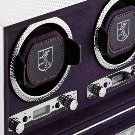 Remontoir Montre Wolf 1834 - Silver Double Single Watch Winder