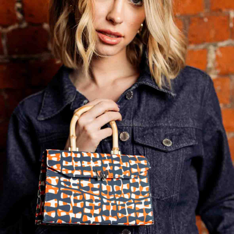 Sac  main avec anse Wolf 1834 - Evie Large Bag - Bleu
