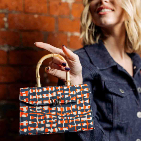 Sac  main avec anse Wolf 1834 - Evie Large Bag - Bleu