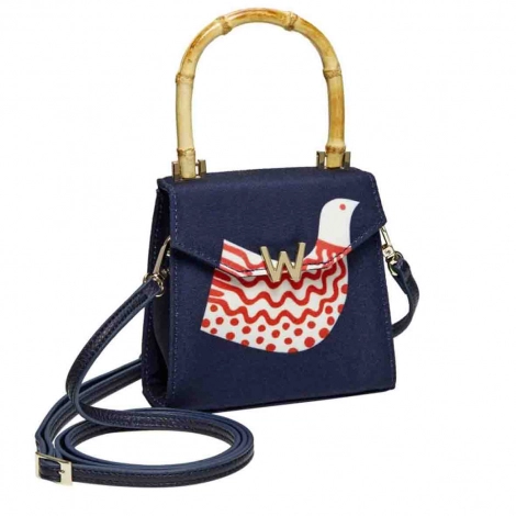 Sac  main avec anse Wolf 1834 - Evie Small Bag - Bleu Marine