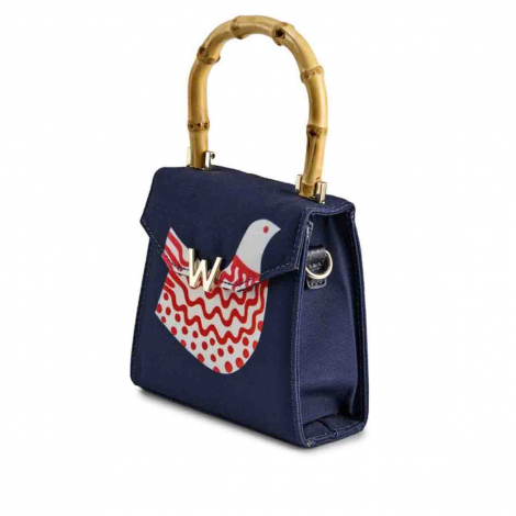 Sac  main avec anse Wolf 1834 - Evie Small Bag - Bleu Marine