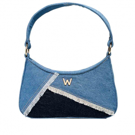 Sac bandoulire Mimi Swirl avec charpe en dition limite Wolf 1834 - Patchwork Denim