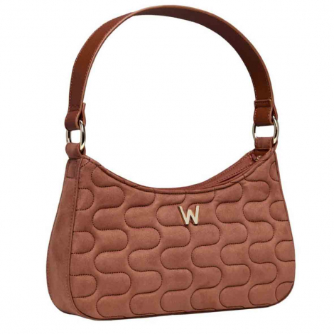 Sac bandoulire Mimi Swirl avec charpe Wolf 1834 - Marron