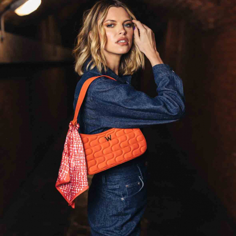 Sac bandoulire Mimi Swirl avec charpe Wolf 1834 - Rouge