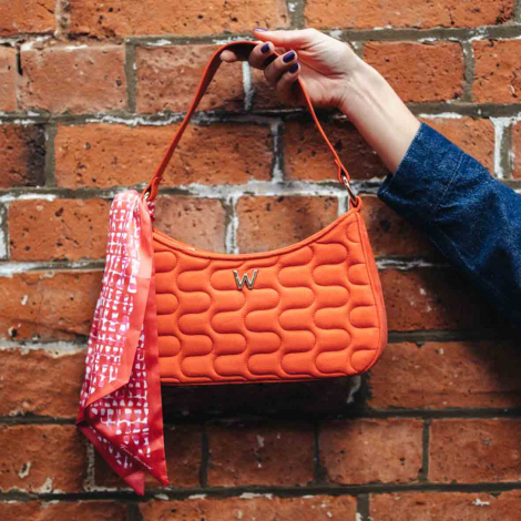 Sac bandoulire Mimi Swirl avec charpe Wolf 1834 - Rouge