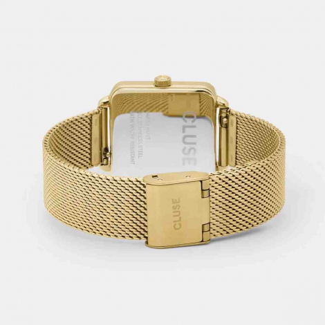 Ttragone Watch Mesh stones Green, Gold Colour 