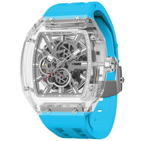 Tsar Bomba Light Matters-Rvolution en cristal de saphir - Bleu