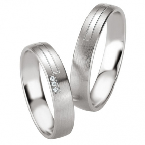 Alliance En Argent 925 - Taille 58 (unisexe) - Occasion En Bon état - Style Classique