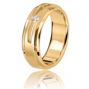 Alliance diamant 0.10ct - Ulysse - or