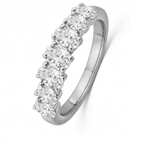 Alliance diamants taille Ovale